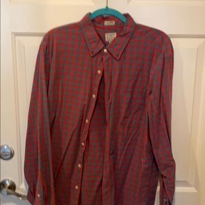 J crew slim untucked button down